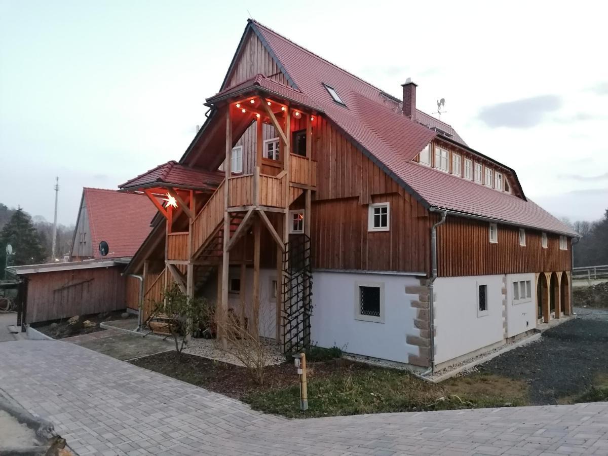 Pferdehof Am Burgsberg, Ferienzimmer, Monteurzimmer Seifhennersdorf Ngoại thất bức ảnh
